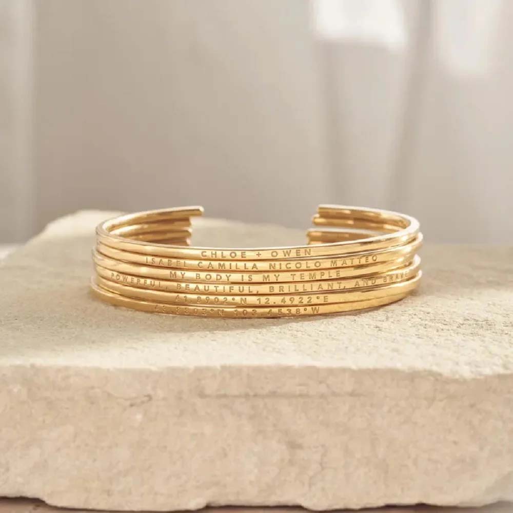 Bransoletka dla par z grawerow – Coordinates Bracelet recenzja i cena