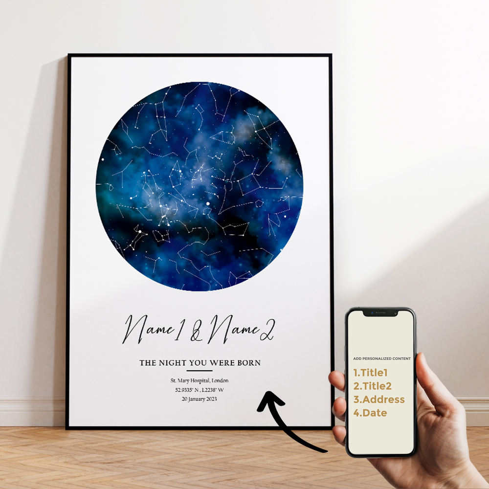 Nowoczesne, personalizowane ob – Custom Night Sky recenzja i cena